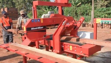 La Scierie se developpe au Cameroun avec la Wood-Mizer